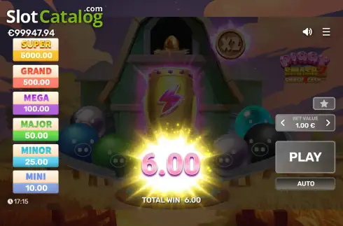 Οθόνη3. Piggy Smash 2 Κουλοχέρης 