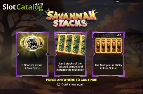 Οθόνη2. Savannah Stacks Κουλοχέρης
