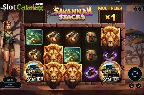 Οθόνη3. Savannah Stacks Κουλοχέρης