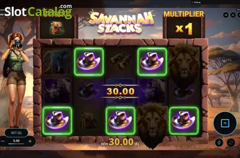Οθόνη5. Savannah Stacks Κουλοχέρης