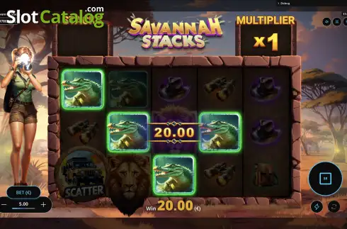 Οθόνη6. Savannah Stacks Κουλοχέρης