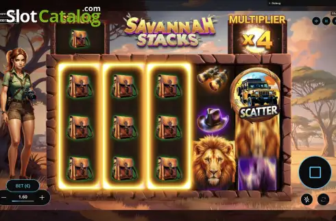 Οθόνη7. Savannah Stacks Κουλοχέρης