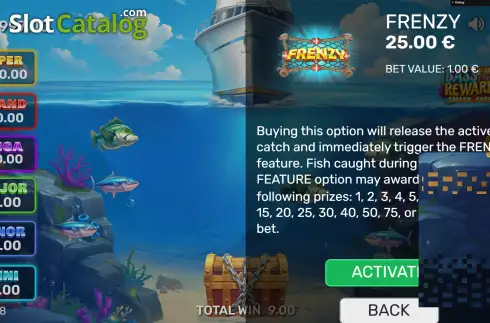 Οθόνη8. Bass Rewards Smash4Cash Κουλοχέρης