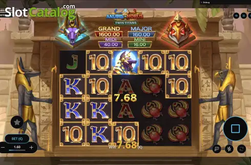 Οθόνη3. Anubis vs Horus: Twin Titans Κουλοχέρης 