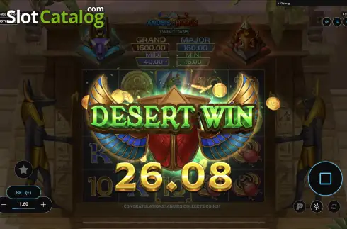 Οθόνη6. Anubis vs Horus: Twin Titans Κουλοχέρης 