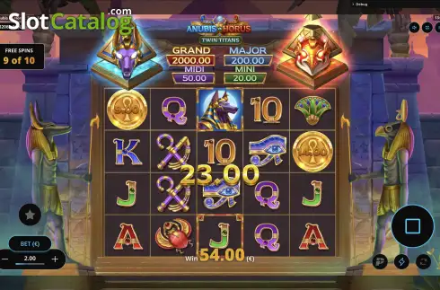 Οθόνη8. Anubis vs Horus: Twin Titans Κουλοχέρης 