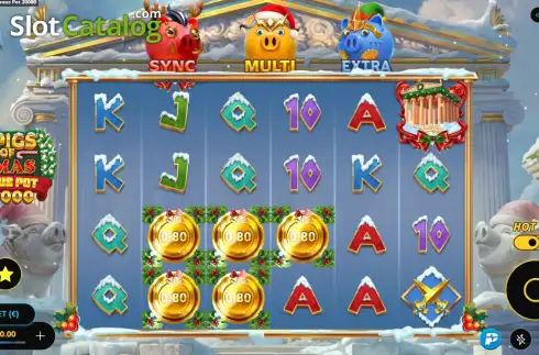 Οθόνη2. 3 Pigs of Xmas Bonus Pot Κουλοχέρης