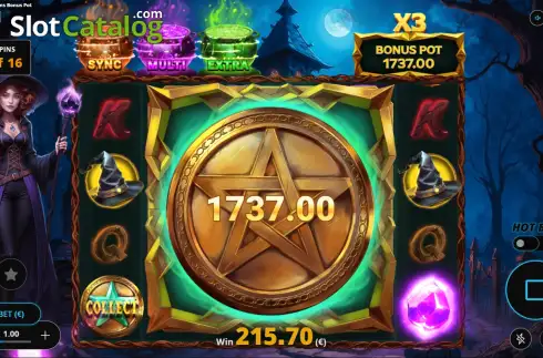 Οθόνη3. 3 Pots of Potions Bonus Pot Κουλοχέρης 