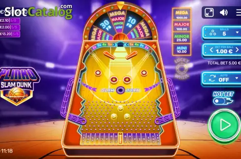 Οθόνη2. Plinko Slam Dunk Κουλοχέρης 