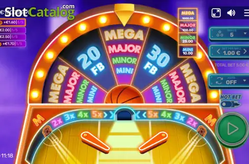 Οθόνη3. Plinko Slam Dunk Κουλοχέρης 