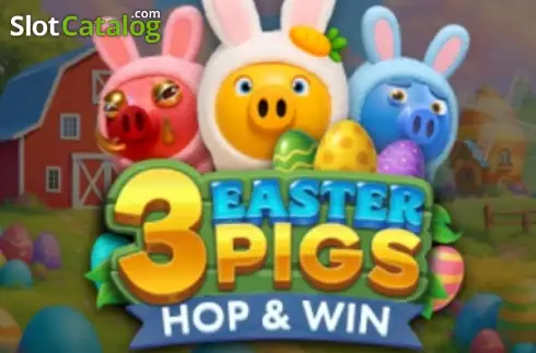 3 Easter Pigs Hop and Win Λογότυπο 3 Easter Pigs Hop and Win Λογότυπο