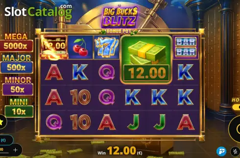 Οθόνη3. Big Bucks Blitz - Bonus Pot Κουλοχέρης 