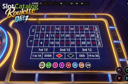 Οθόνη2. Blitz Roulette Κουλοχέρης