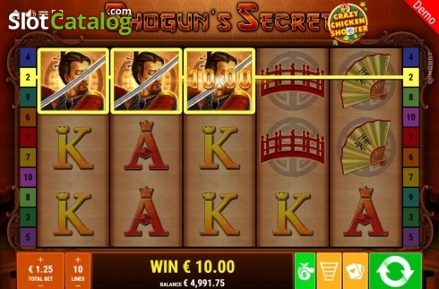 Οθόνη5. Shogun's Secret CCS Κουλοχέρης