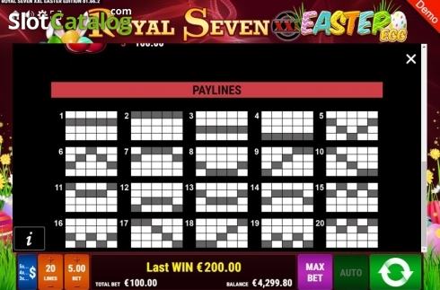 Οθόνη8. Royal Seven XXL Easter Egg Κουλοχέρης