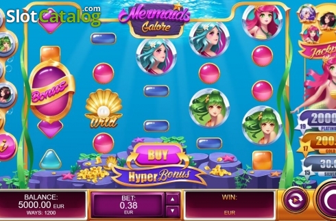 Οθόνη2. Mermaids Galore Κουλοχέρης