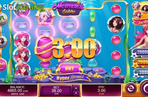 Οθόνη3. Mermaids Galore Κουλοχέρης