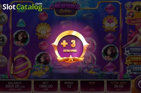 Οθόνη7. Mermaids Galore Κουλοχέρης