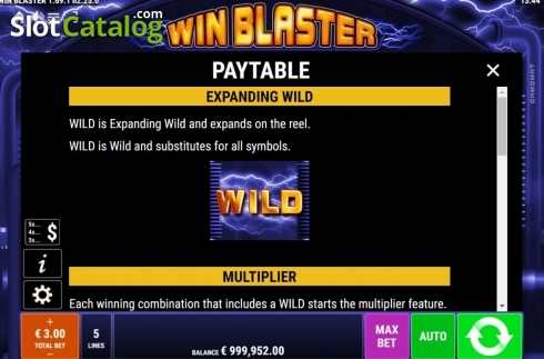 Οθόνη6. Win Blaster Κουλοχέρης