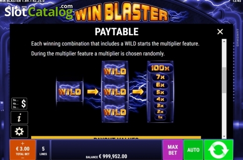 Οθόνη7. Win Blaster Κουλοχέρης