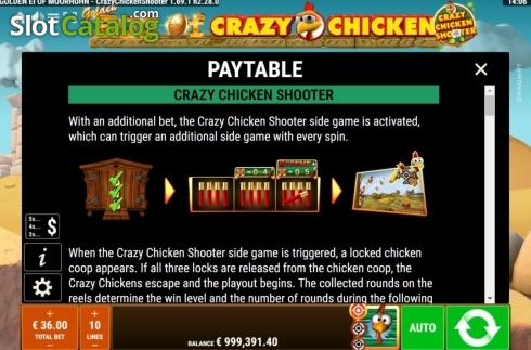 Οθόνη7. Golden Egg of Crazy Chicken CCS Κουλοχέρης