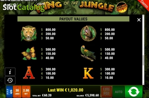Οθόνη9. King of the Jungle RHFP Κουλοχέρης