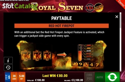 Οθόνη5. Royal Seven XXL RHFP Κουλοχέρης