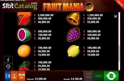 Οθόνη6. Fruit Mania RHFP Κουλοχέρης