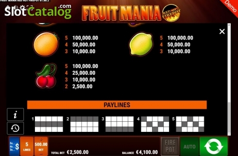 Οθόνη7. Fruit Mania RHFP Κουλοχέρης