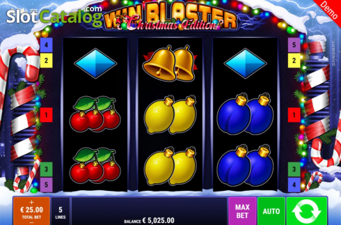 Οθόνη2. Win Blaster Christmas Edition Κουλοχέρης