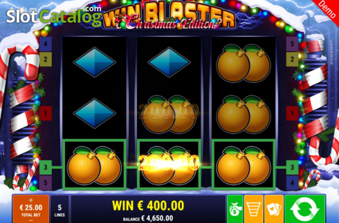 Οθόνη3. Win Blaster Christmas Edition Κουλοχέρης