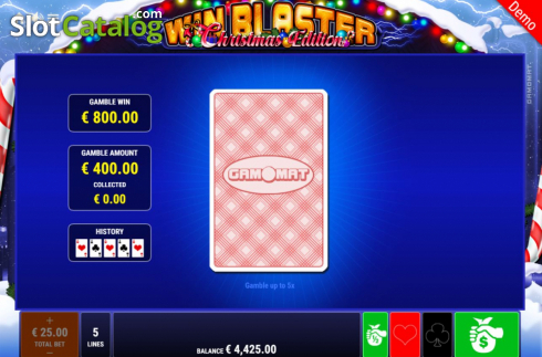 Οθόνη5. Win Blaster Christmas Edition Κουλοχέρης