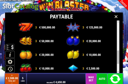 Οθόνη8. Win Blaster Christmas Edition Κουλοχέρης