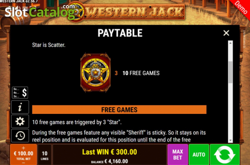 Οθόνη7. Western Jack Κουλοχέρης