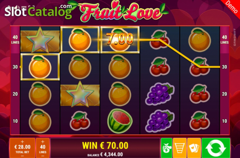 Οθόνη3. Fruit Love Κουλοχέρης 