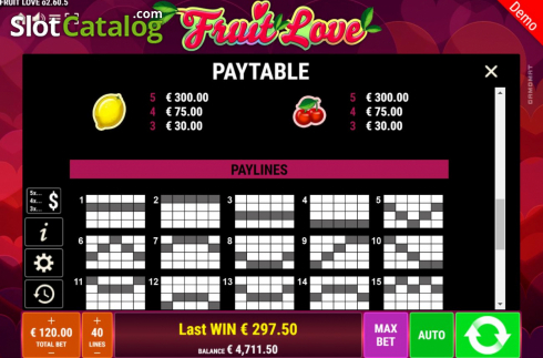 Οθόνη8. Fruit Love Κουλοχέρης 