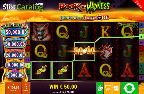Οθόνη3. Book Of Madness Roar Κουλοχέρης
