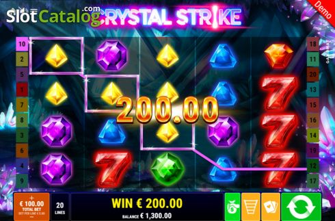 Οθόνη5. Crystal Strike Κουλοχέρης 