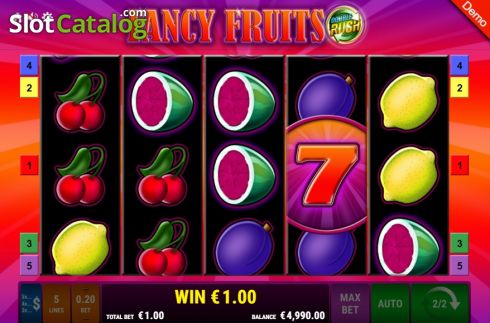 Οθόνη4. Fancy Fruits Double Rush Κουλοχέρης