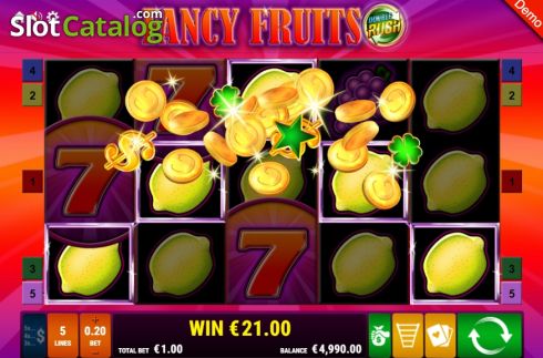Οθόνη5. Fancy Fruits Double Rush Κουλοχέρης