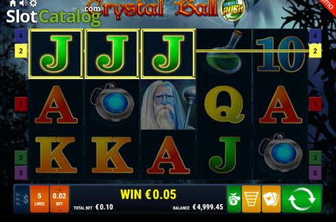 Οθόνη3. Crystal Ball Double Rush Κουλοχέρης 