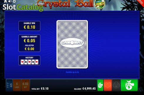 Οθόνη5. Crystal Ball Double Rush Κουλοχέρης 