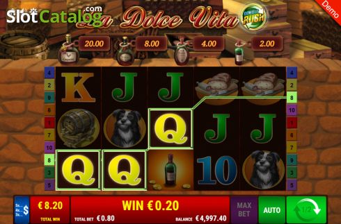 Οθόνη5. La Dolce Vita Double Rush Κουλοχέρης