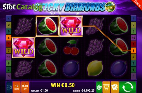 Οθόνη4. Sticky Diamonds Double Rush Κουλοχέρης 