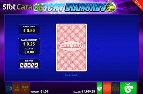 Οθόνη8. Sticky Diamonds Double Rush Κουλοχέρης 