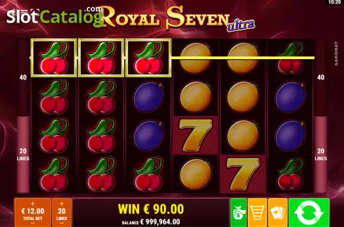 Οθόνη3. Royal Seven Ultra Κουλοχέρης