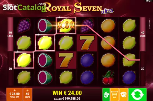 Οθόνη4. Royal Seven Ultra Κουλοχέρης