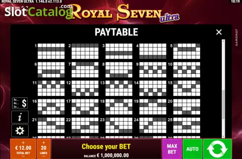 Οθόνη8. Royal Seven Ultra Κουλοχέρης