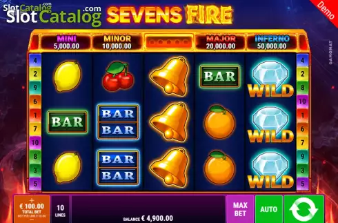 Οθόνη2. Sevens Fire Κουλοχέρης 