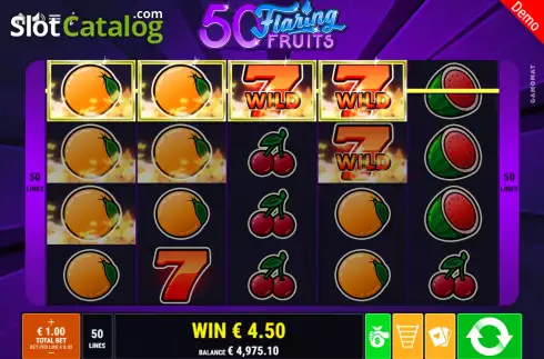 Οθόνη4. 50 Flaring Fruits Κουλοχέρης